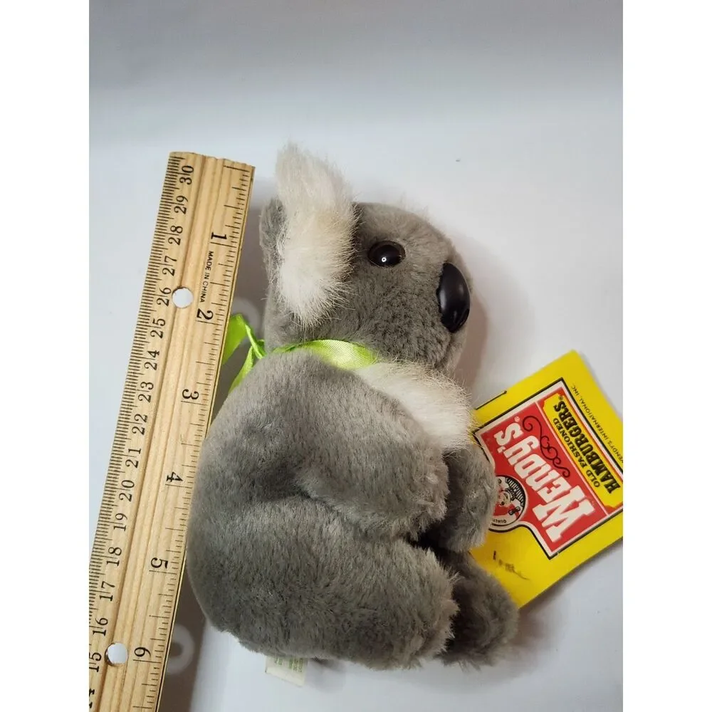 1988 Wendy’s WWF Koala Plush Determined Productions Vintage Promo Toy Korea